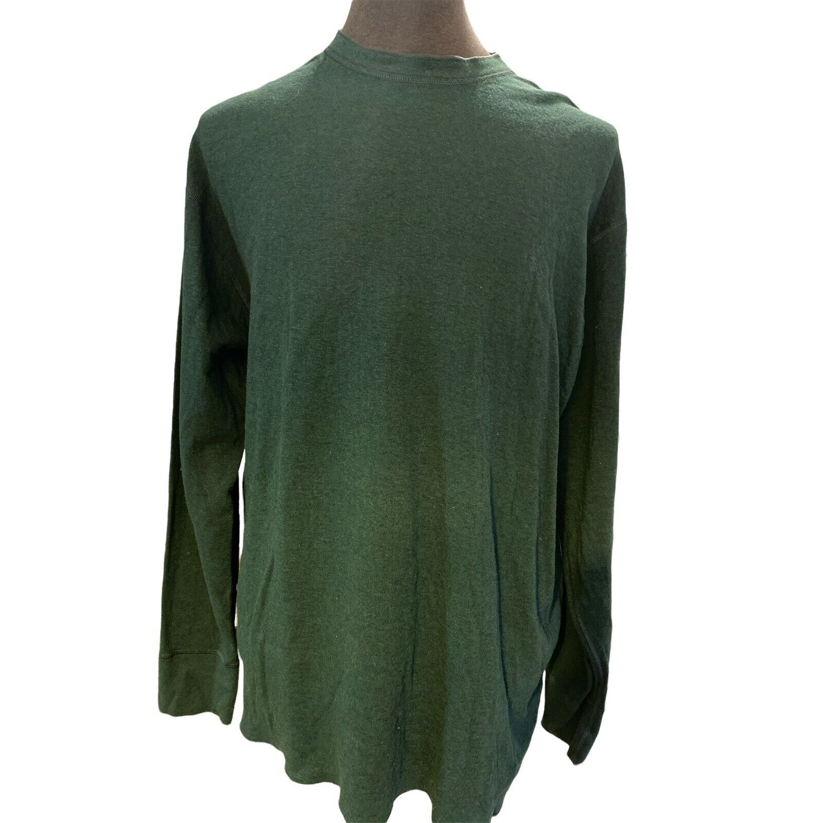 Xl Tall Ll Bean Teal Green Mock Neck Sweatshirt